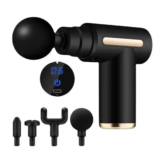 Machine Fasciale Relaxation Musculaire USB Mini Pistolet de Massage Pistolet à Vibration Equipement de Massage Fitness Pistolet à Fascia pour le Cou